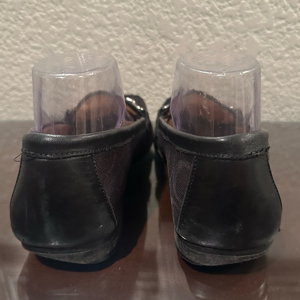 Coach Black Signature Esther Horsebit Loafers - Picture 11 of 16